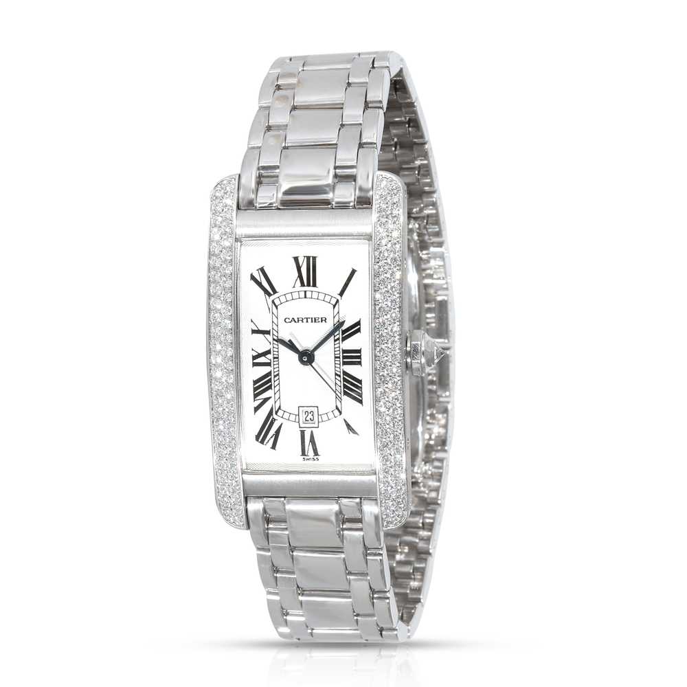 CARTIER Tank Americaine WB7026L1 Unisex Watch in … - image 1