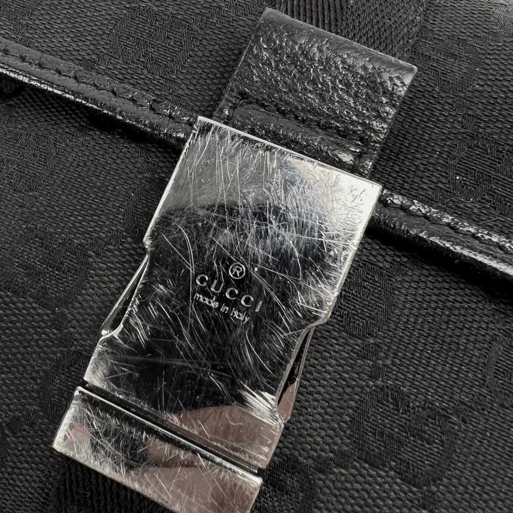 Gucci Gucci Black Monogram Waist Bag - image 6