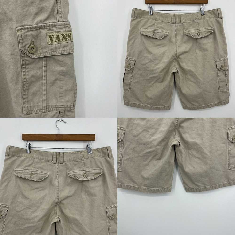 Vans Vans Cargo Shorts Men's 38 Beige Solid Pocke… - image 4