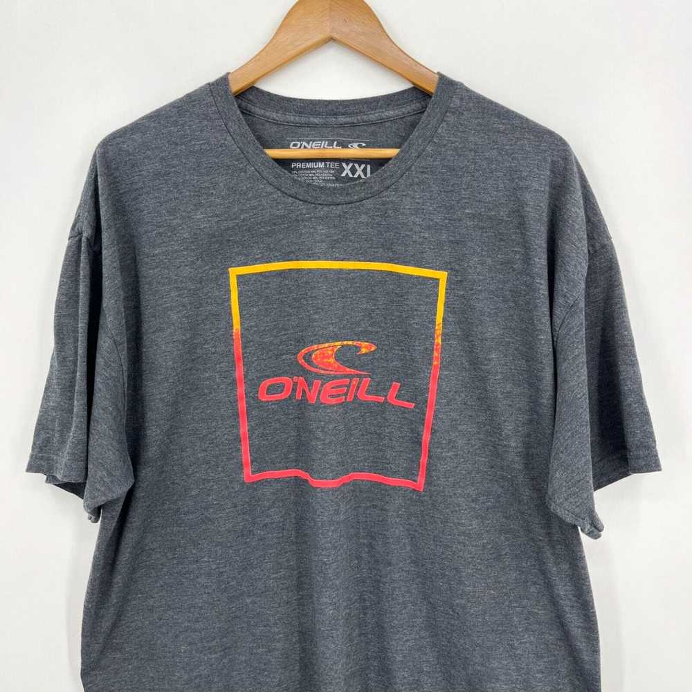 Vintage O'Neill T-Shirt Men's 2XL Gray Short Slee… - image 2