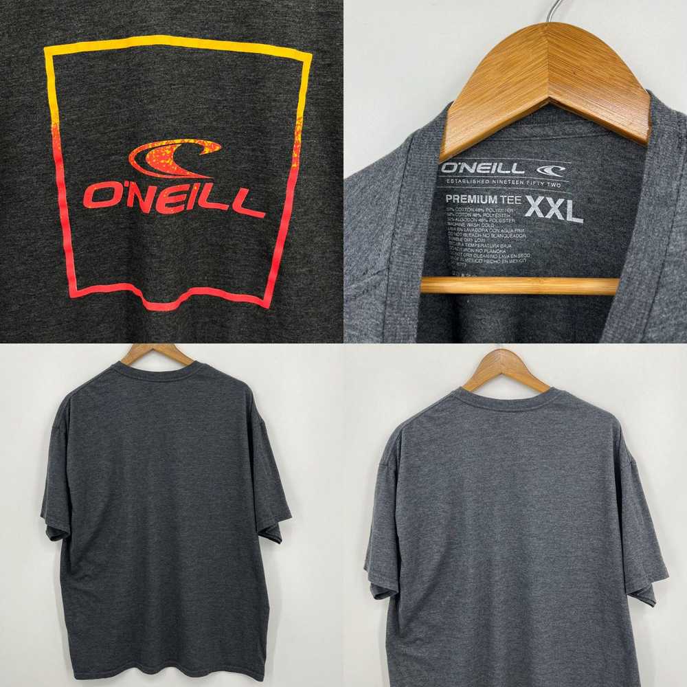 Vintage O'Neill T-Shirt Men's 2XL Gray Short Slee… - image 4