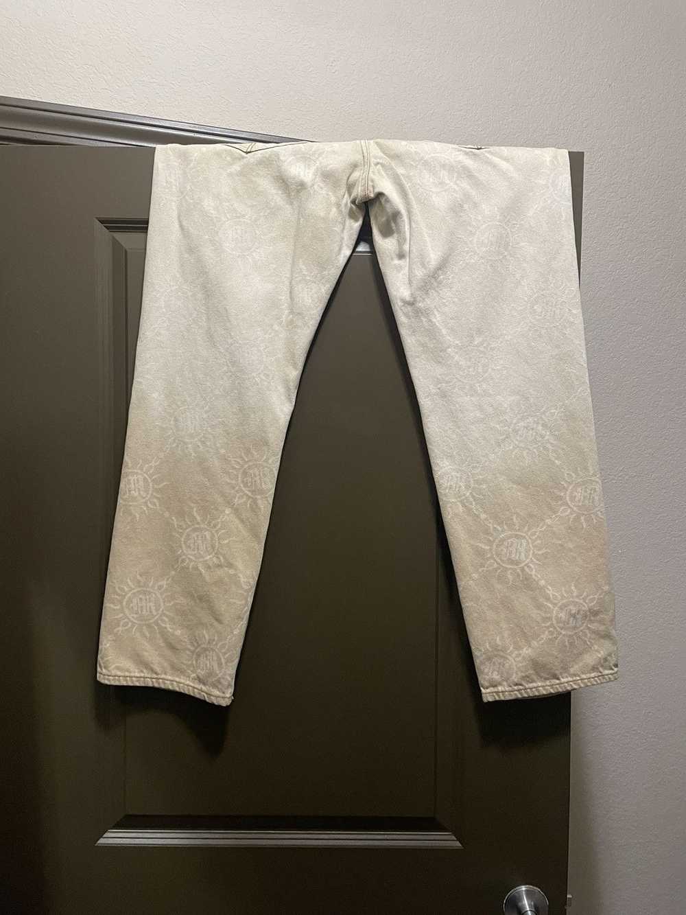 Menace Gradient Wash Monogram Denim Pants - image 2
