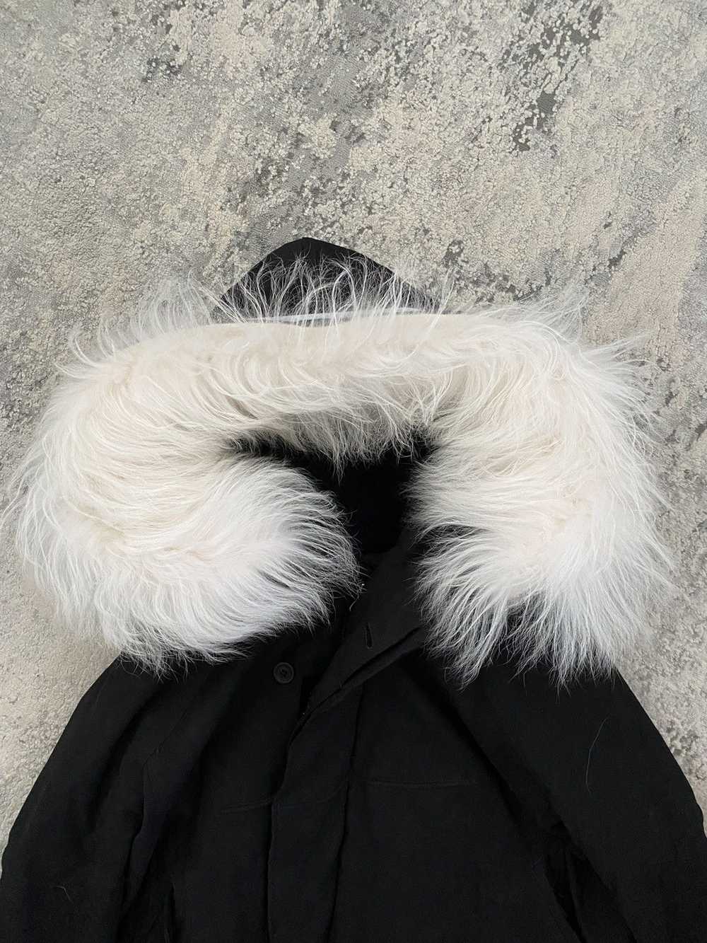 Julius × Nilos FW16 Oversized Parka Fur Trim Hood - image 2