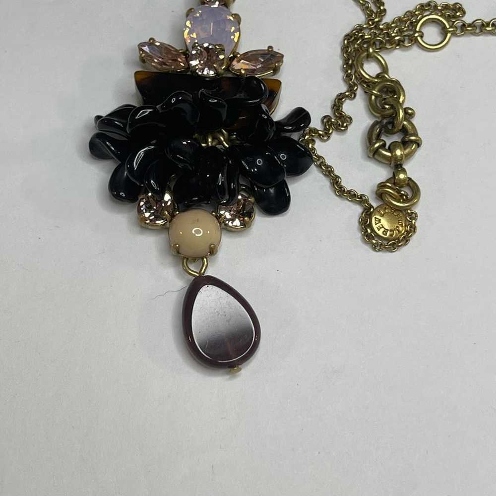 J. Crew JCREW pendant necklace jewelry long gold … - image 8