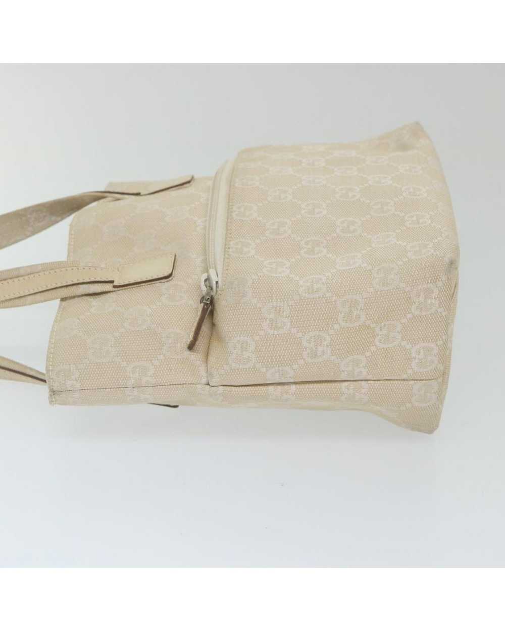 Gucci Cream GG Canvas Hand Bag - Italian Made Lux… - image 4