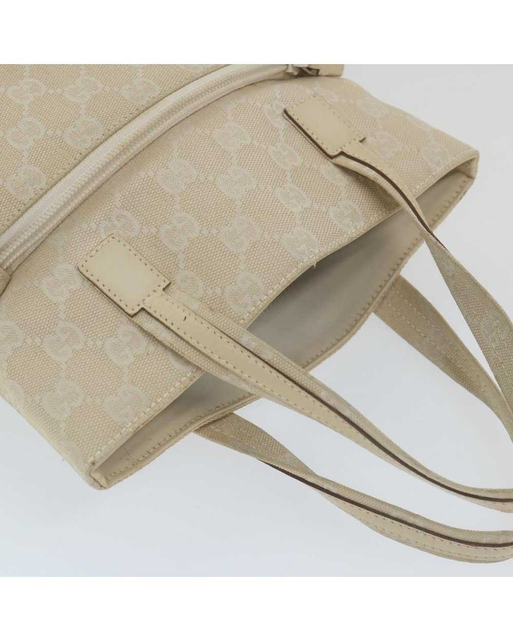 Gucci Cream GG Canvas Hand Bag - Italian Made Lux… - image 6