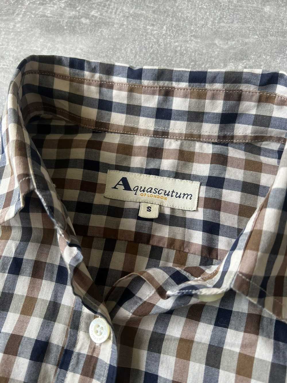 Aquascutum × Vintage Vintage Aquascutum Shirt Siz… - image 4