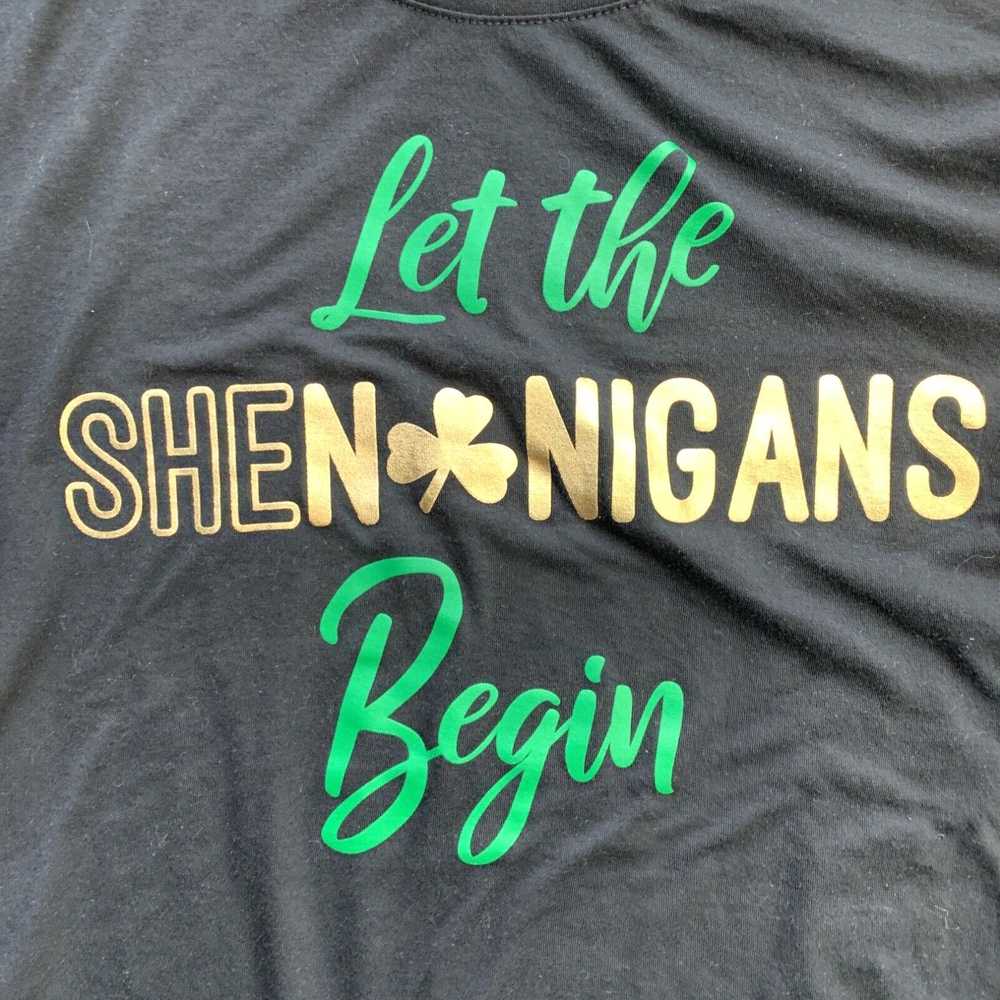 Vintage Let The Shenanigans Begin Womens T-Shirt … - image 2