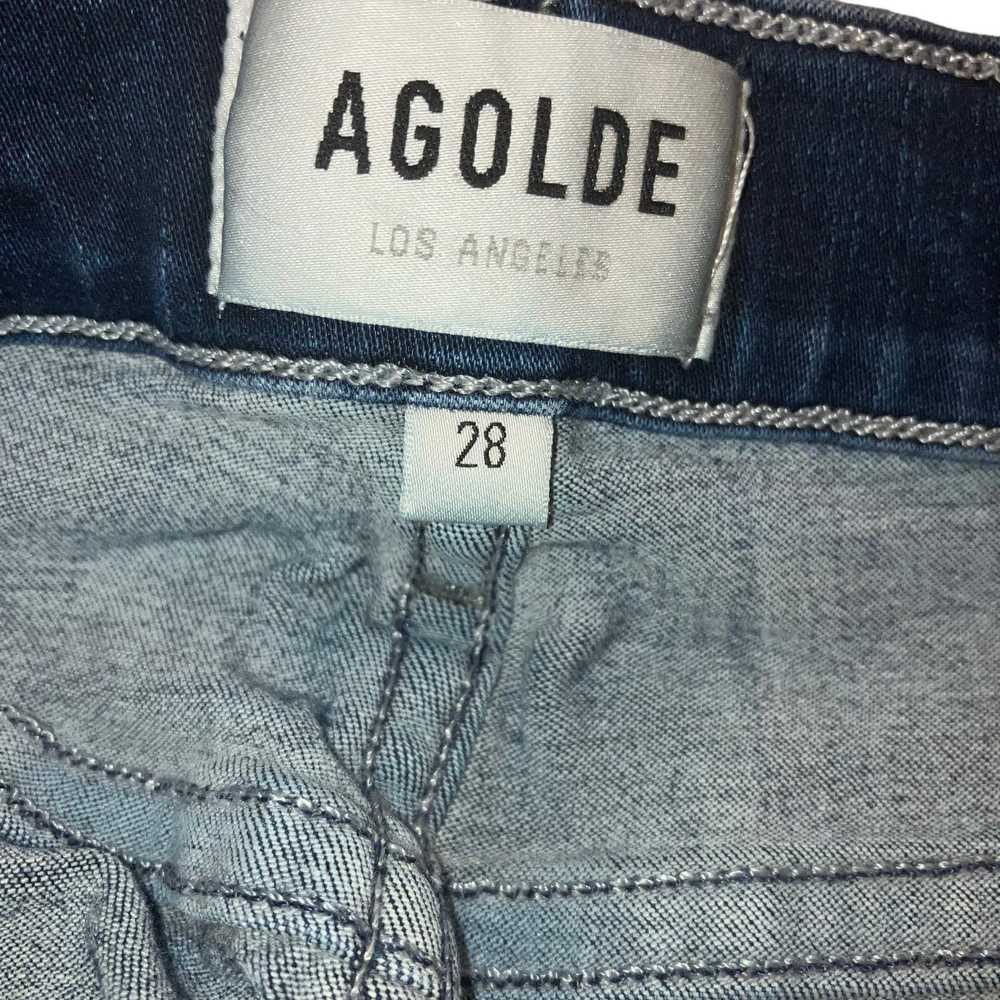 Agolde Agolde Sophie Cropped Medium Wash high ris… - image 11