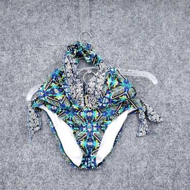 Vintage Gianni Bini Swimsuit Womens S Small Two Pi