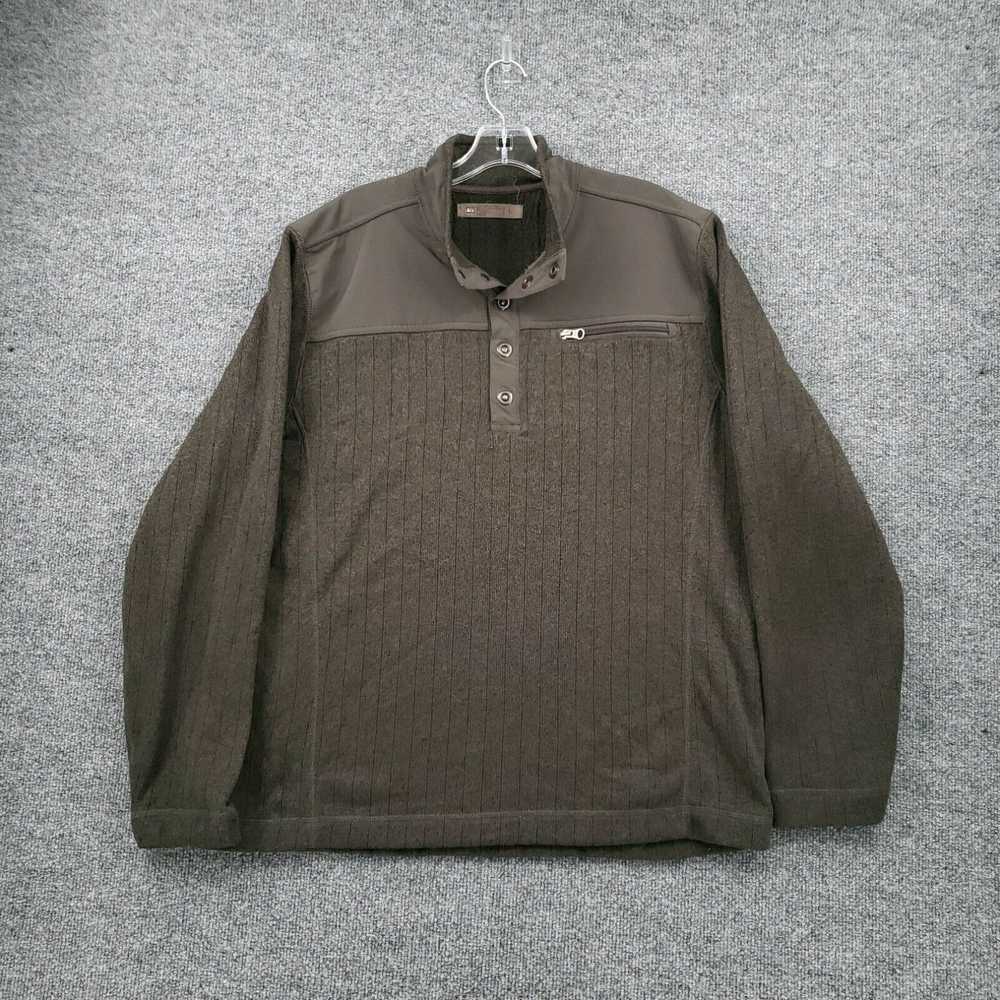 Vintage REI Co-op Sweater Mens 2XL XXL Black Pull… - image 1
