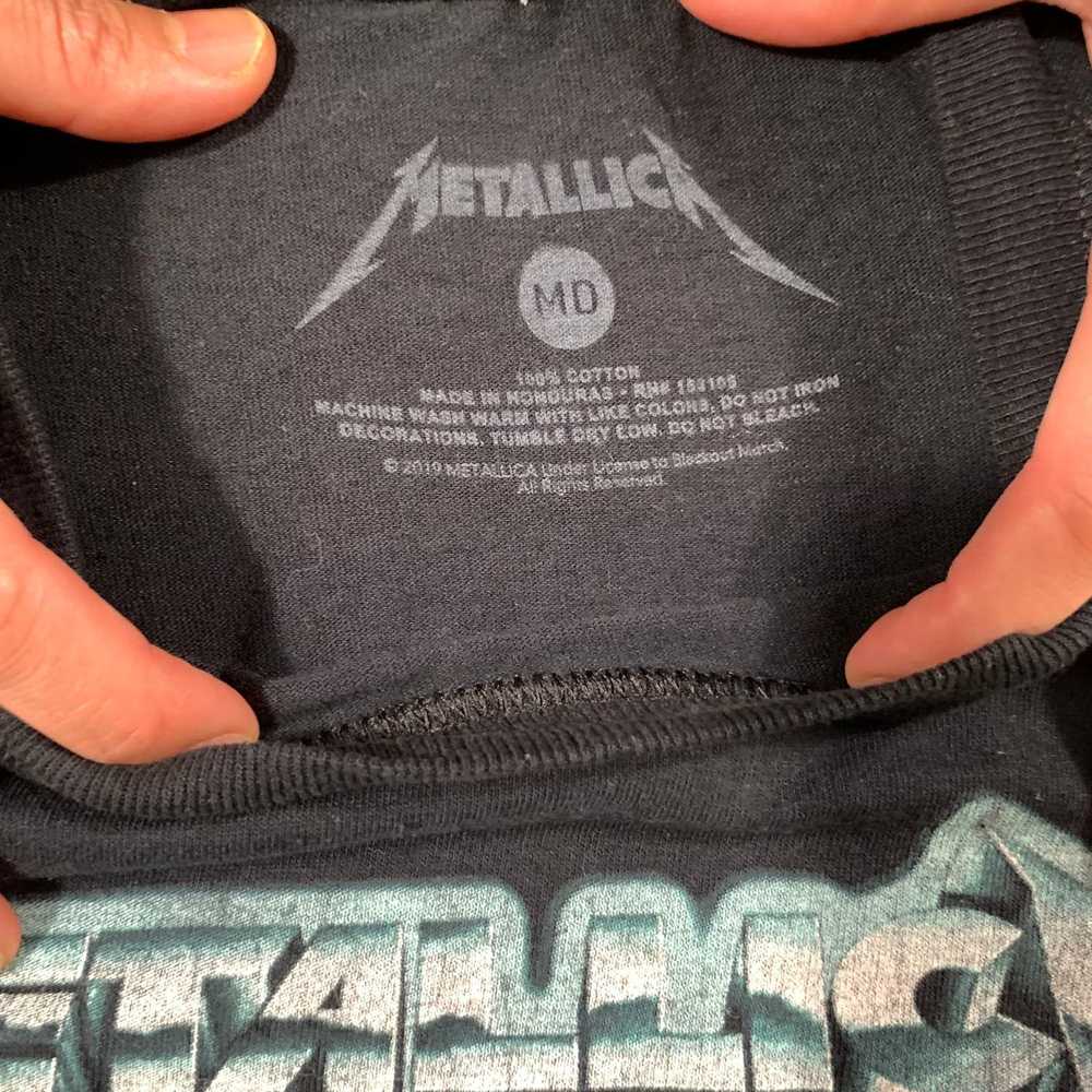 Metallica Metallica Shirt Adult Medium Black - image 3