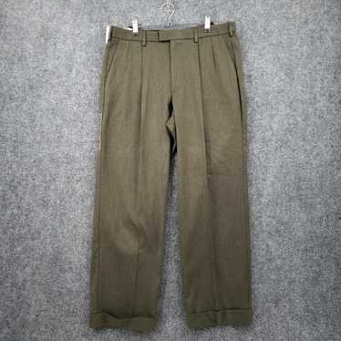 Dockers Dockers Dress Pants Mens 34x29 Green Pros… - image 1
