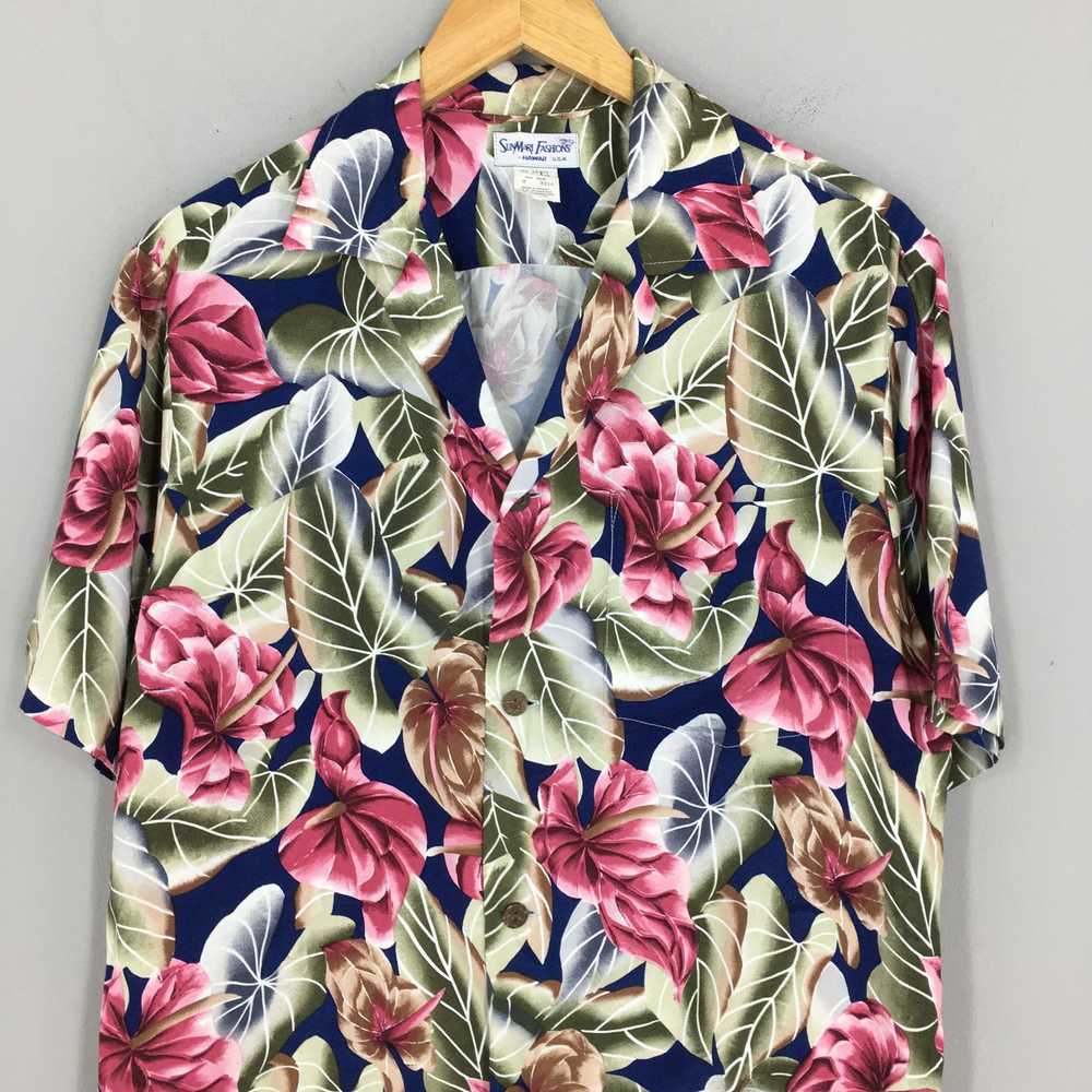 Aloha Wear × Hawaiian Shirt × Vintage Vintage Flo… - image 2