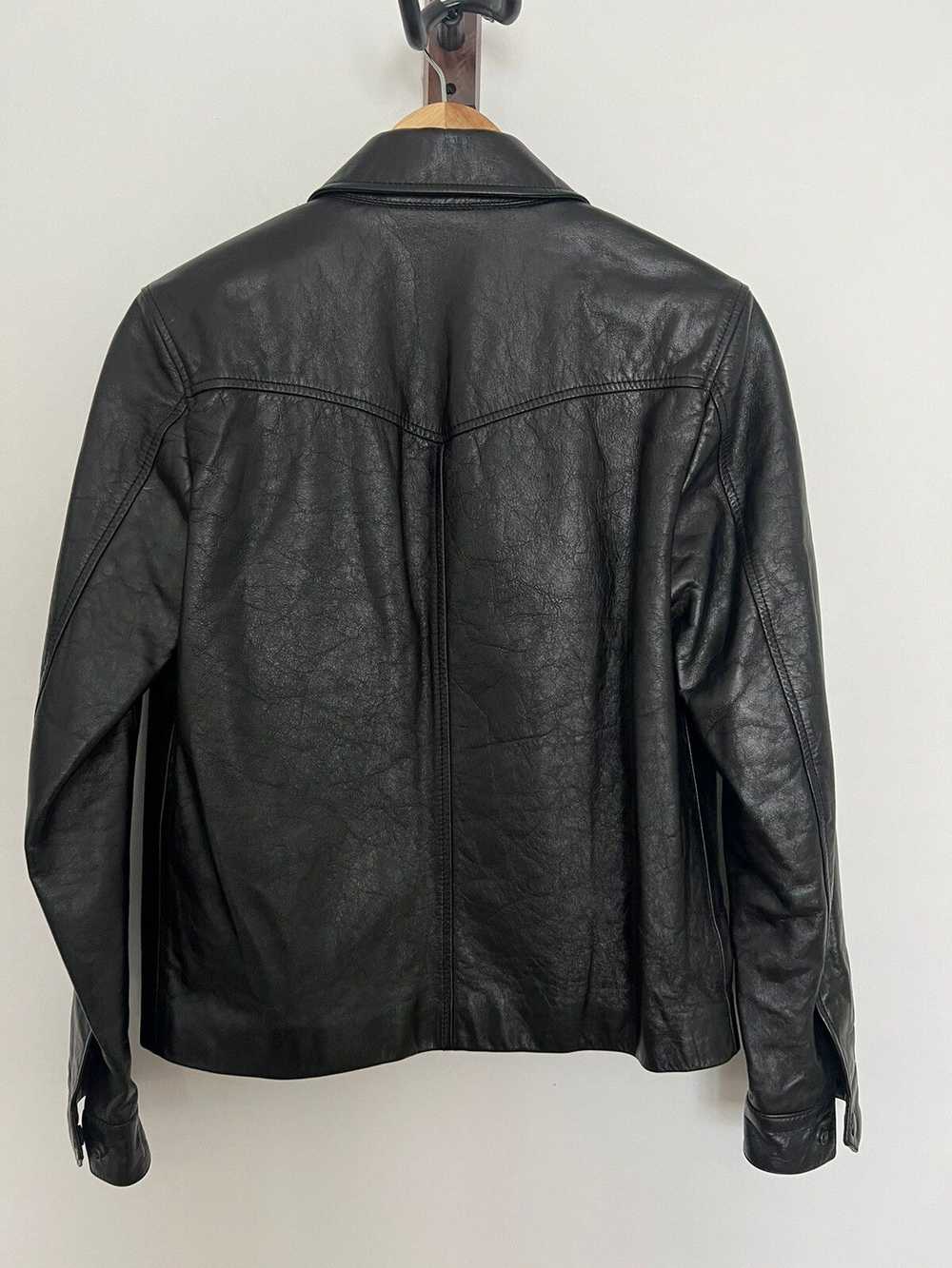Saint Laurent Paris Leather Cargo Pocket Jacket l… - image 5