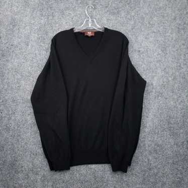 Vintage Hickey Freeman Sweater Men L Large Black … - image 1