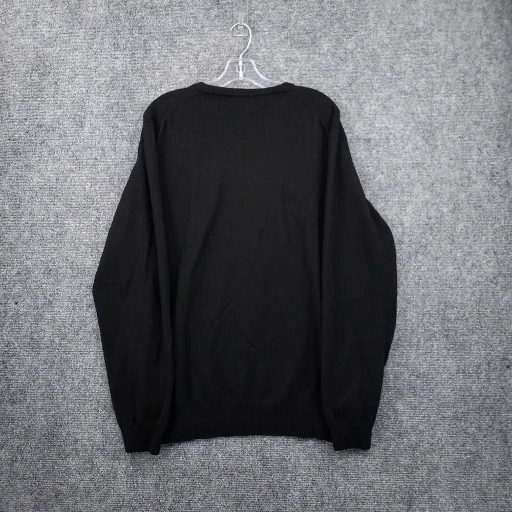Vintage Hickey Freeman Sweater Men L Large Black … - image 2