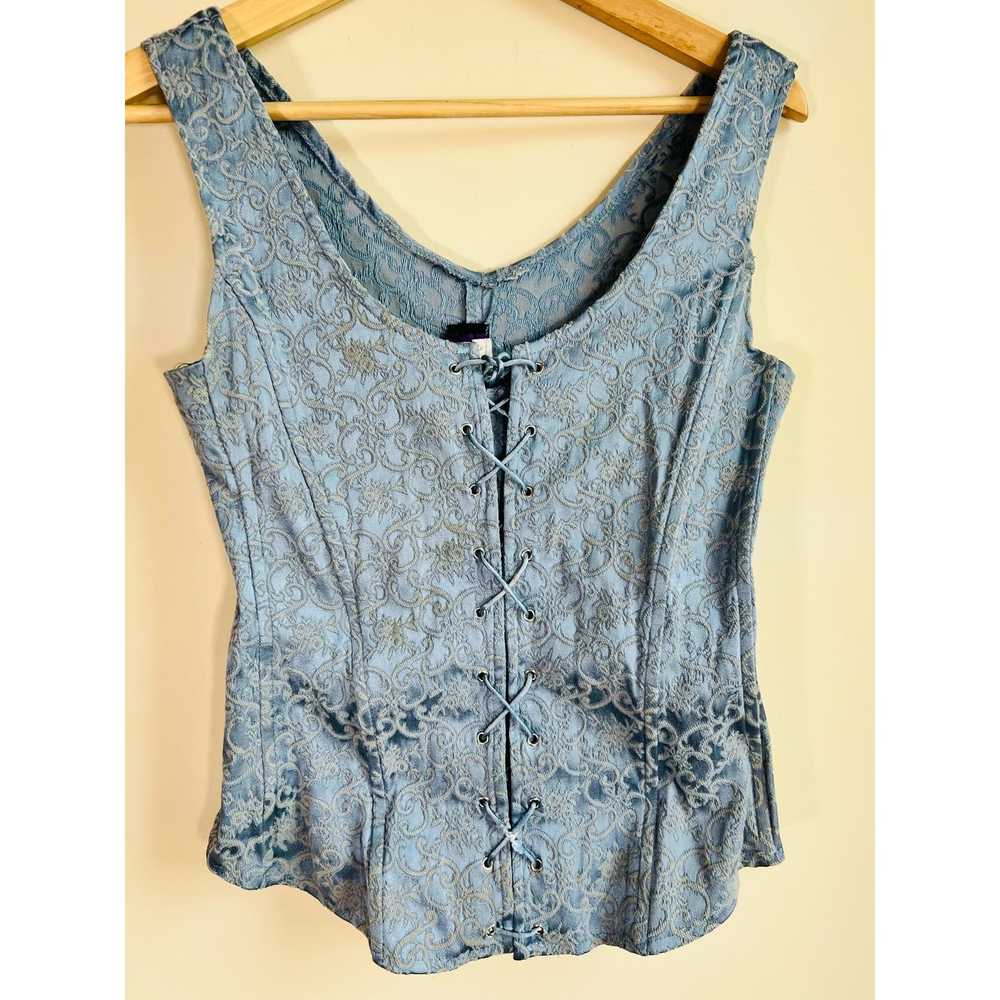 Vintage 90s Morbid Threads Corset Large - image 2