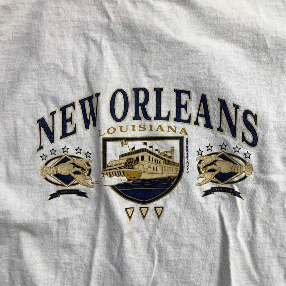 Vintage New Orleans Louisiana Mens T-Shirt Size 3… - image 2