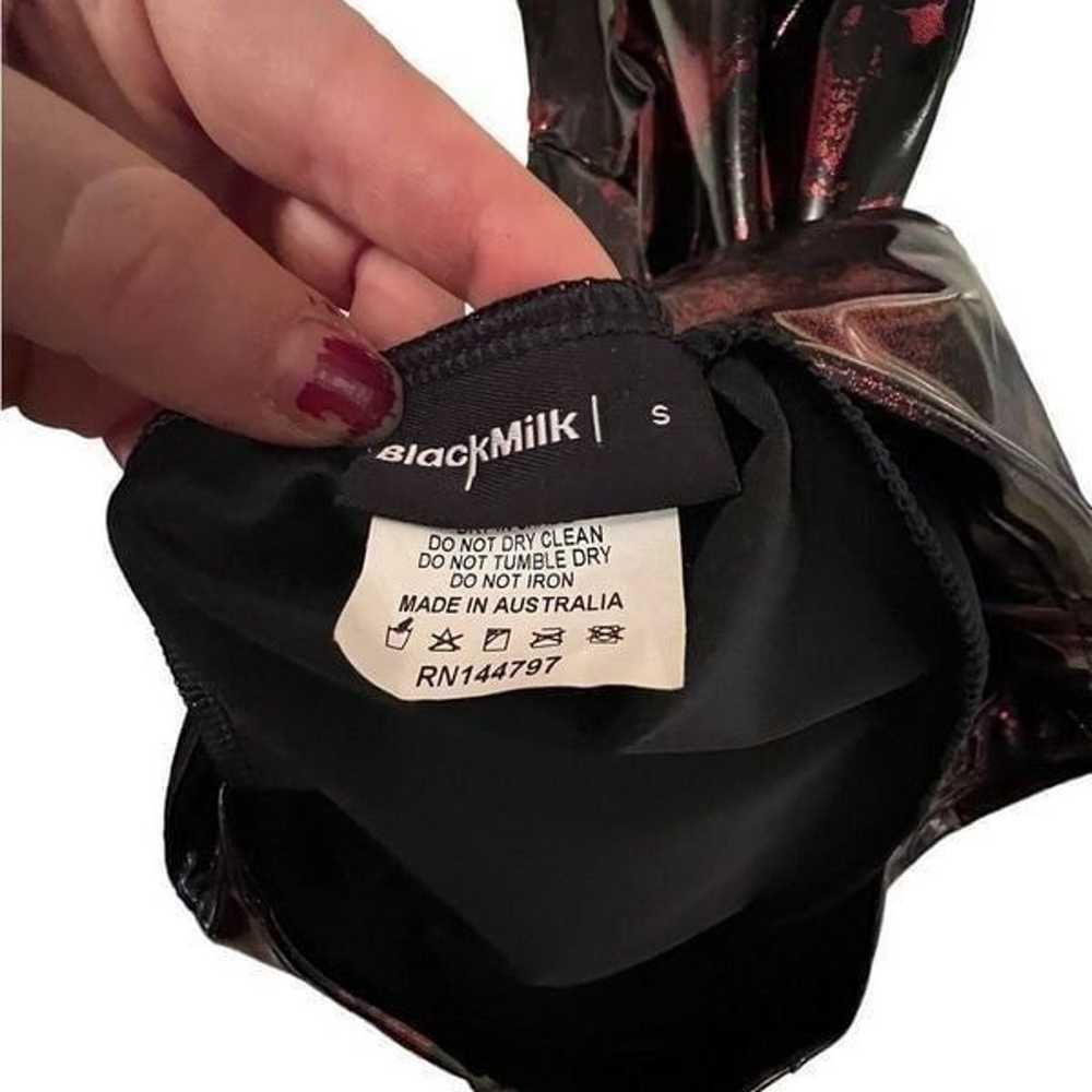Blackmilk death by disco PVC fatale dress size sm… - image 6