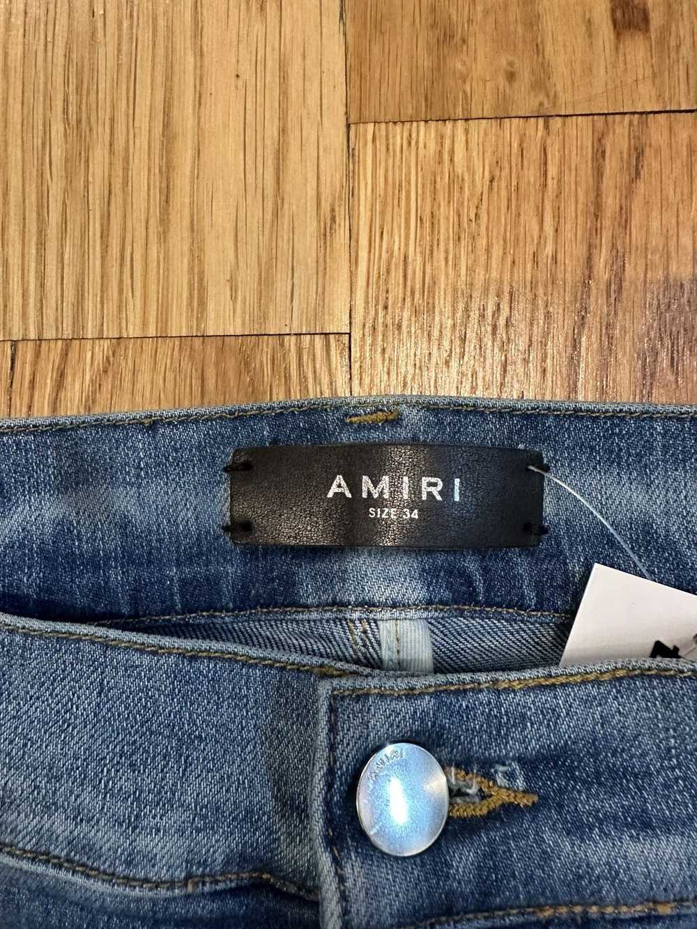 Amiri Amiri MX1 Blue Tie Dye Blue Denim Jeans Siz… - image 4
