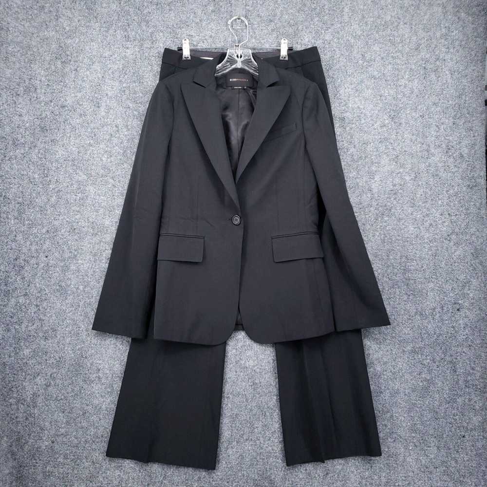 Vintage BCBGMAXAZRIA Pant Suit Womens 6 Black One… - image 1