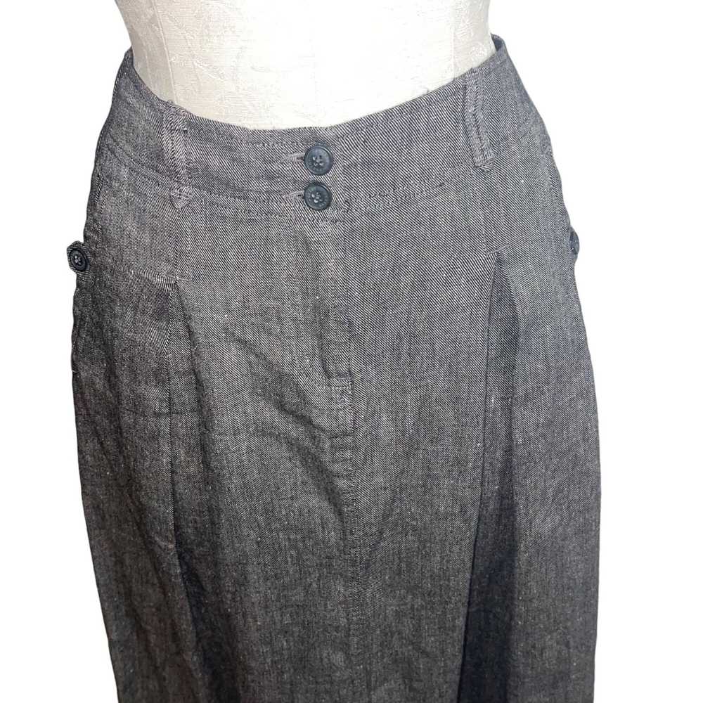 Other Poetry Womens Skirt Size US 4 Gray Midi Zip… - image 5