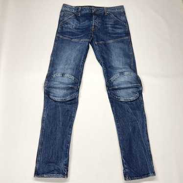 G-Star Raw Straight Distressed Denim Jeans Blue Mens Size sold 33 NWOT