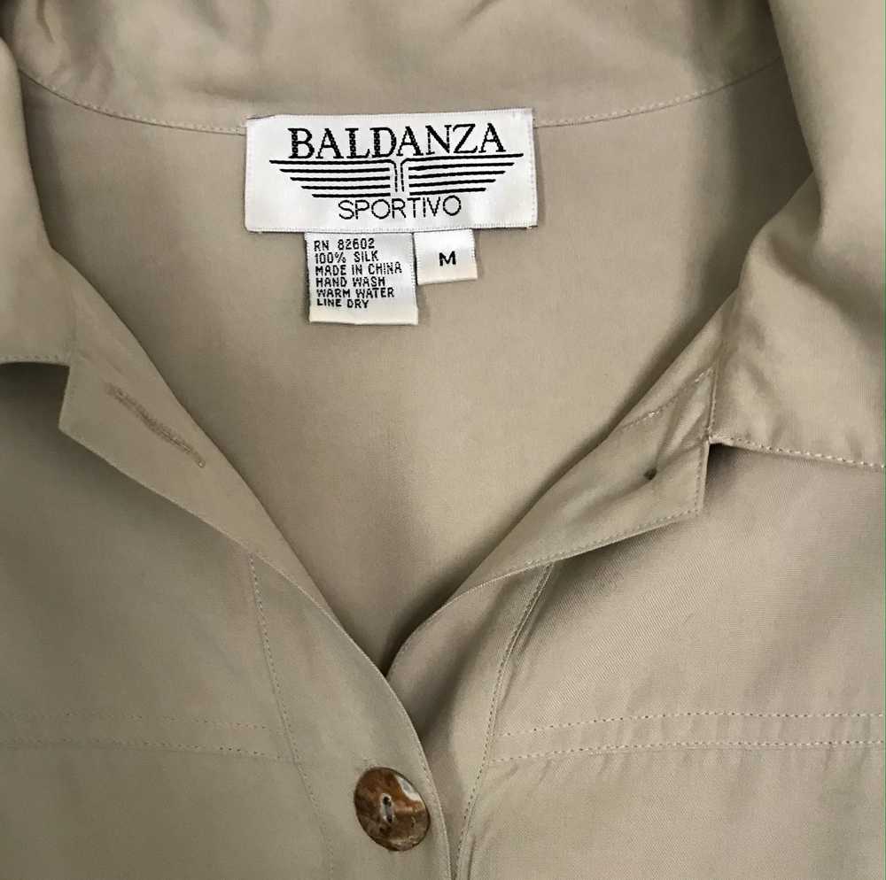 Vintage Baldanza Sportivo - Silk Jacket /w String… - image 5