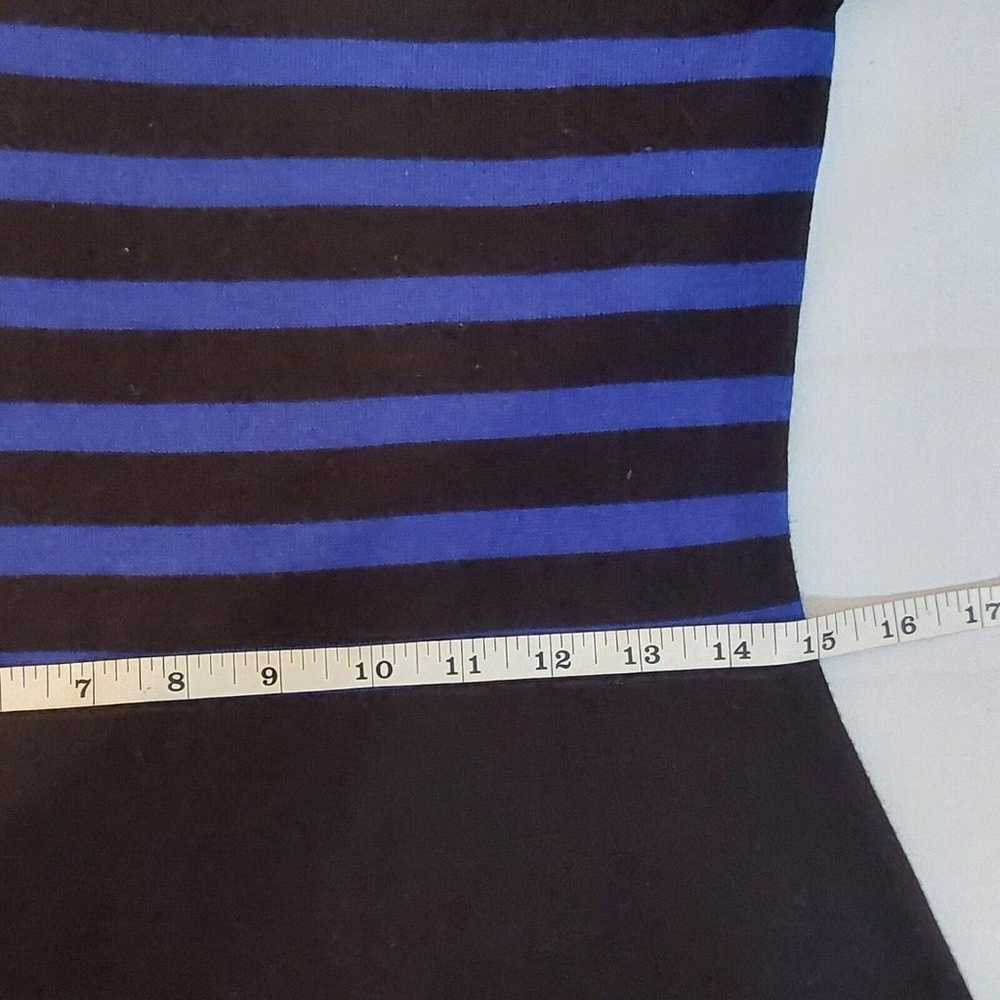 Vince Camuto Dress size Medium black White Blue O… - image 4