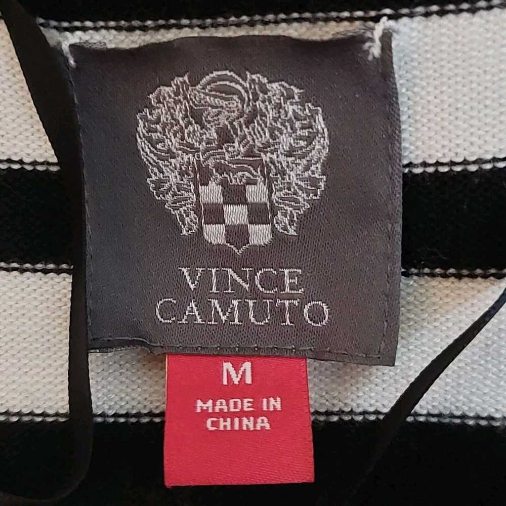 Vince Camuto Dress size Medium black White Blue O… - image 6