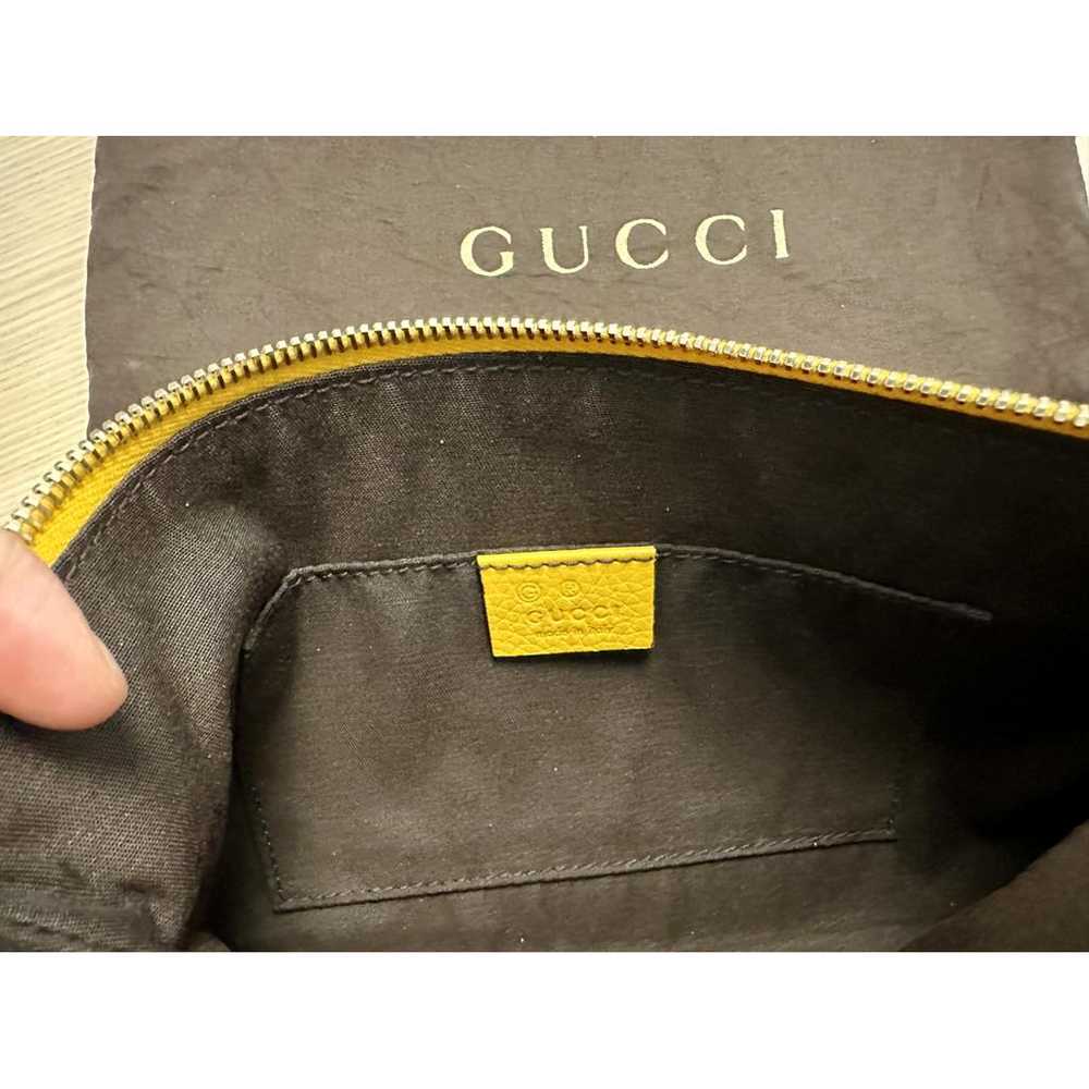Gucci Bamboo leather clutch bag - image 10