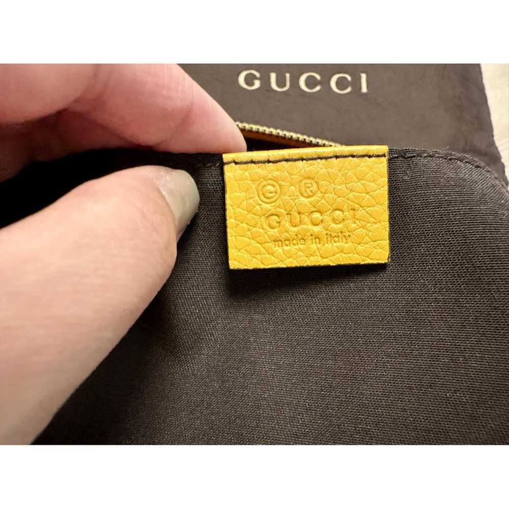 Gucci Bamboo leather clutch bag - image 8