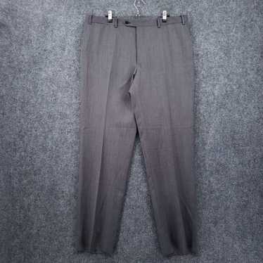 Canali Canali Dress Pants Mens 54 Gray Mid-Rise S… - image 1