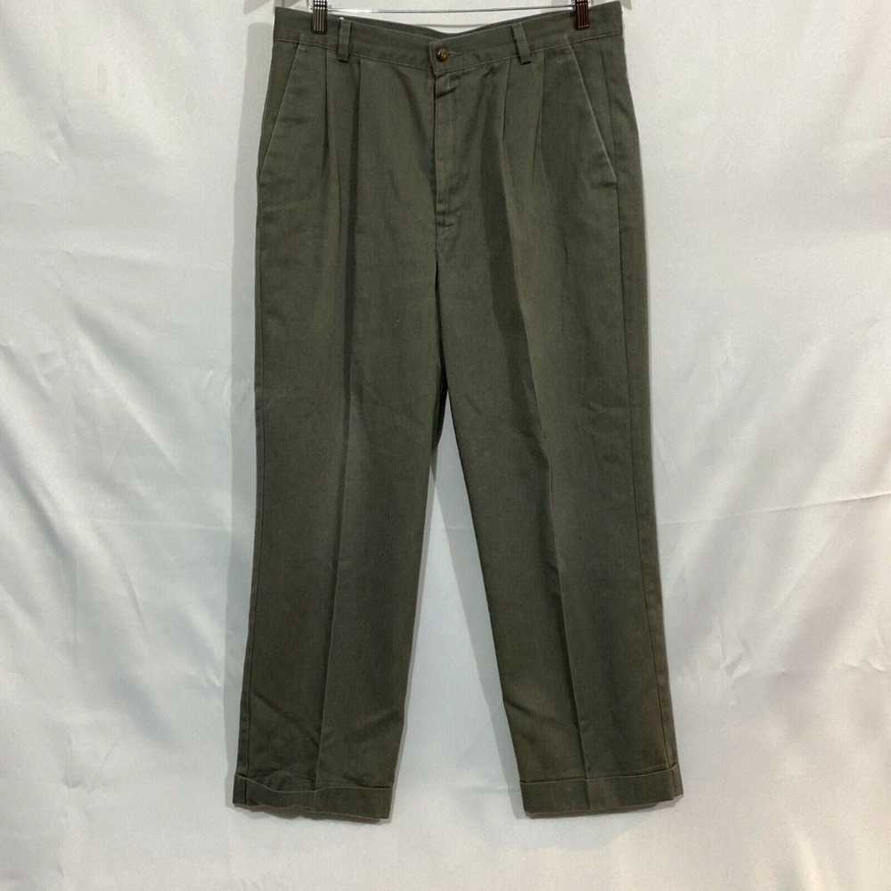 Dockers Dockers Khakis Mens Gray Pleated Front St… - image 1