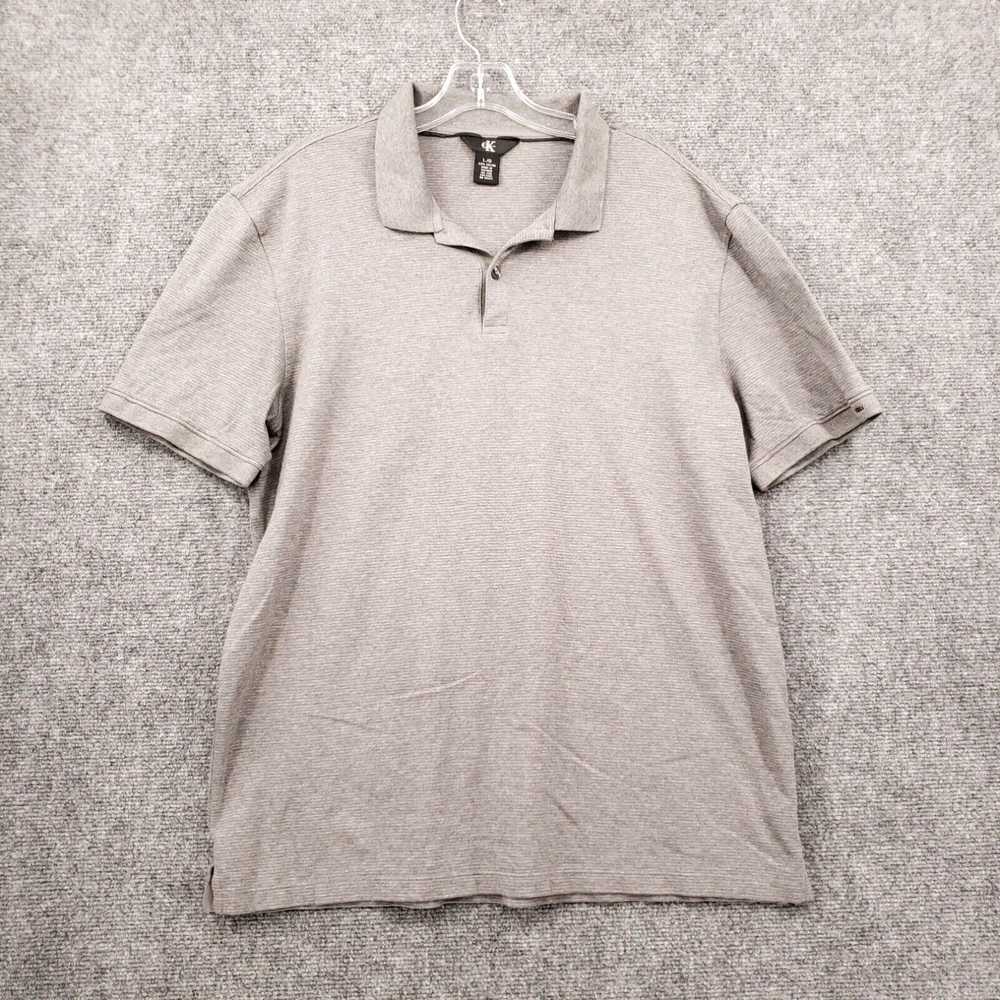 Calvin Klein Calvin Klein Polo Shirt L Large Grey… - image 1