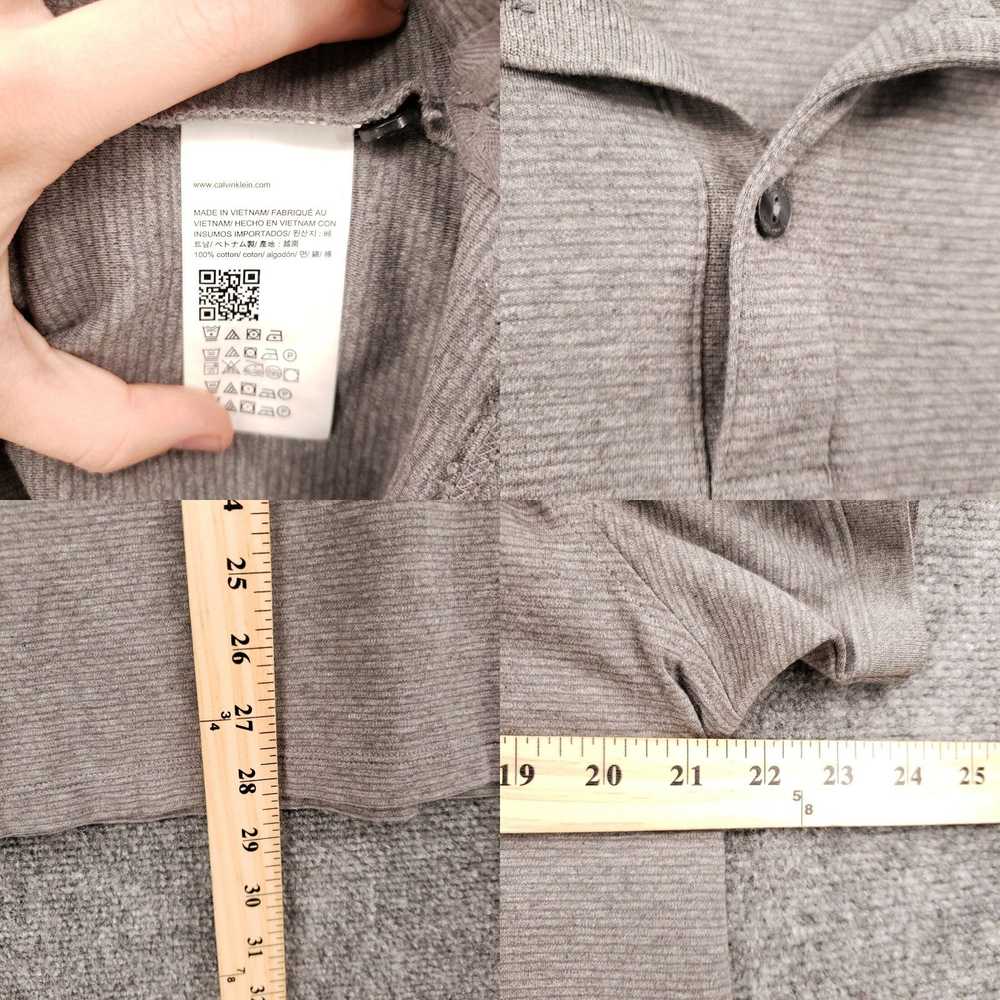 Calvin Klein Calvin Klein Polo Shirt L Large Grey… - image 4