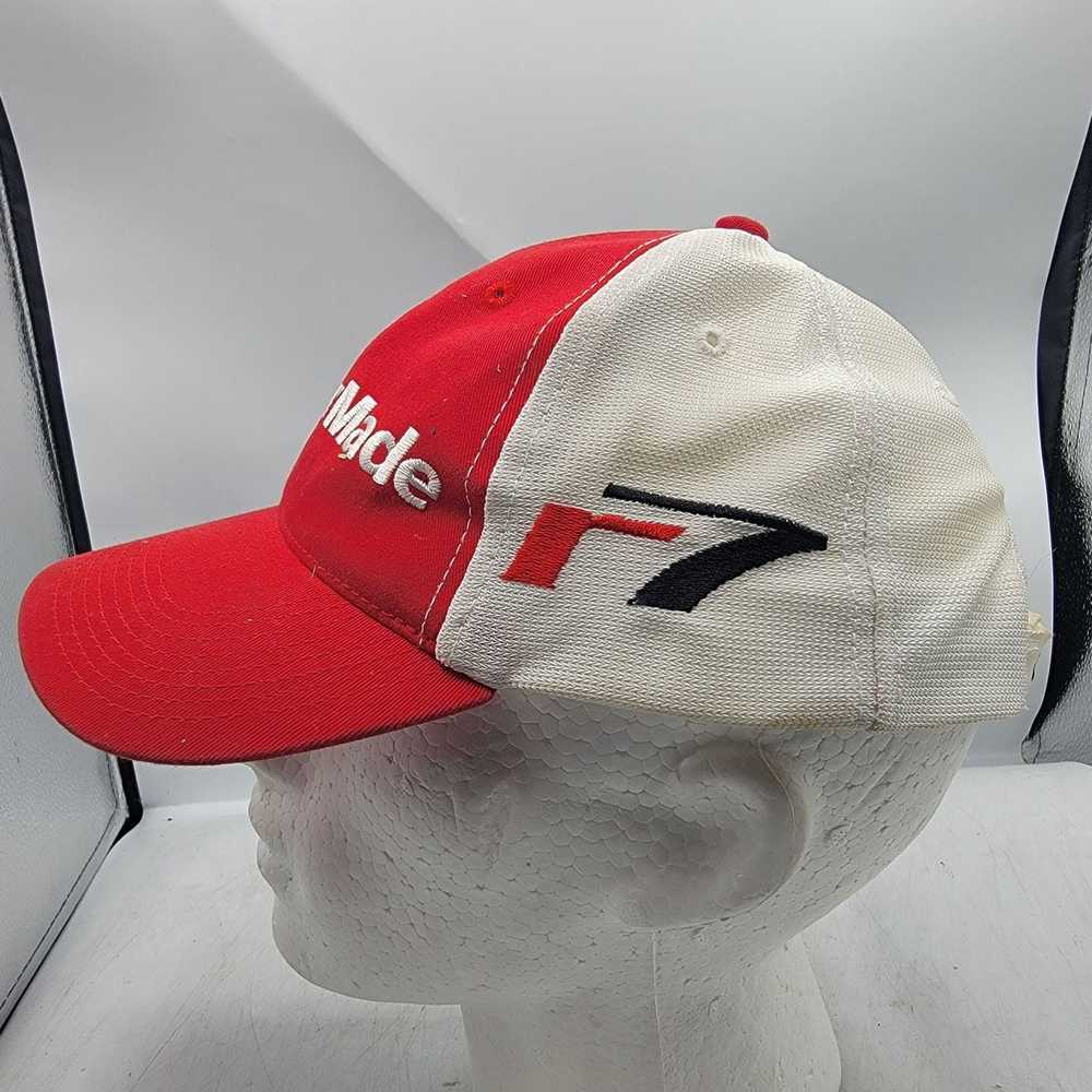 Taylor Made TaylorMade R7 Adults Red White Hat Ca… - image 2