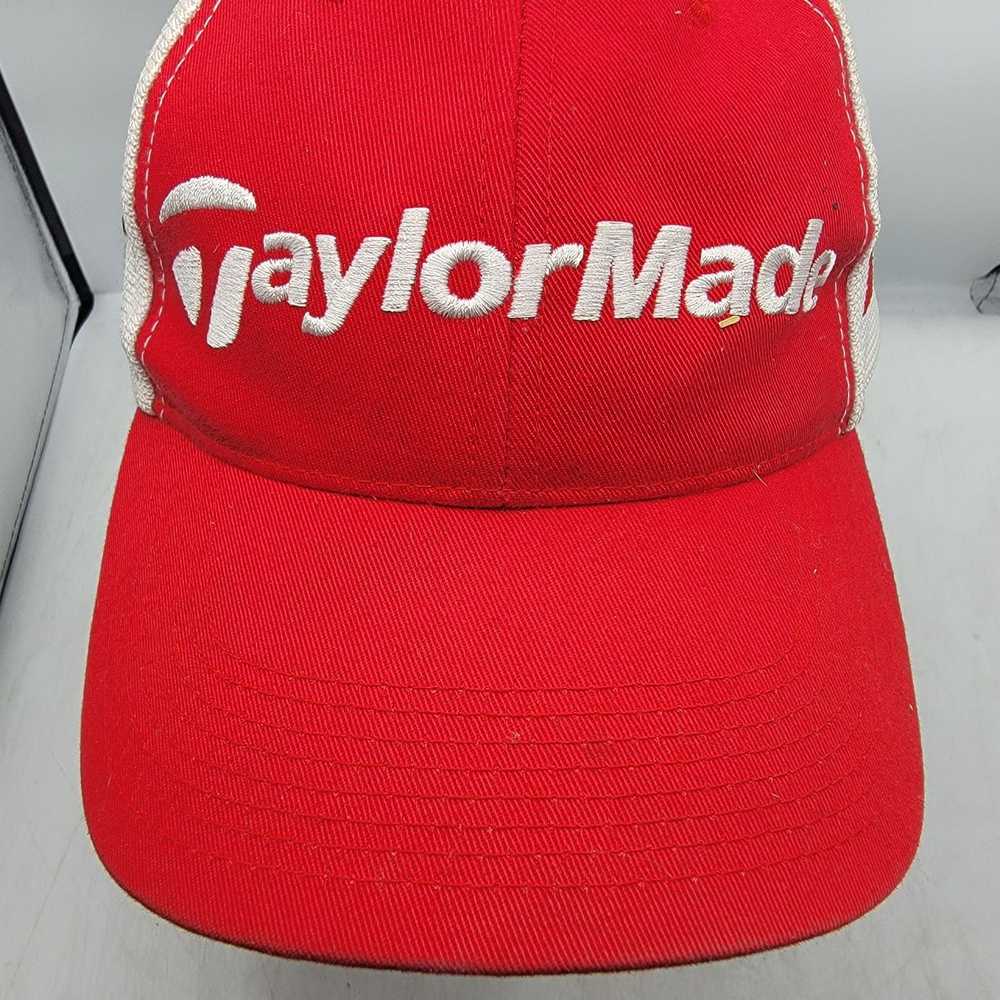 Taylor Made TaylorMade R7 Adults Red White Hat Ca… - image 5