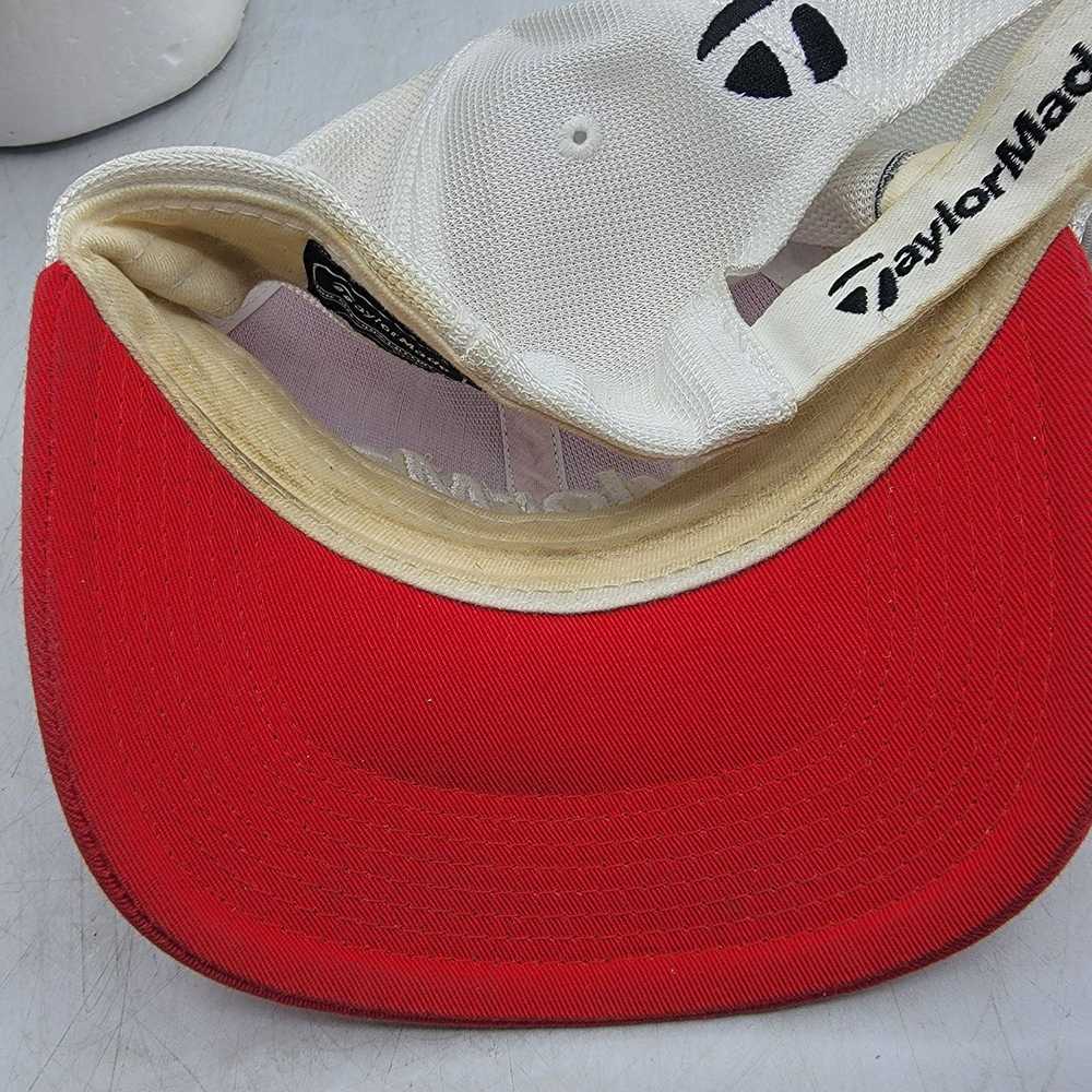 Taylor Made TaylorMade R7 Adults Red White Hat Ca… - image 9