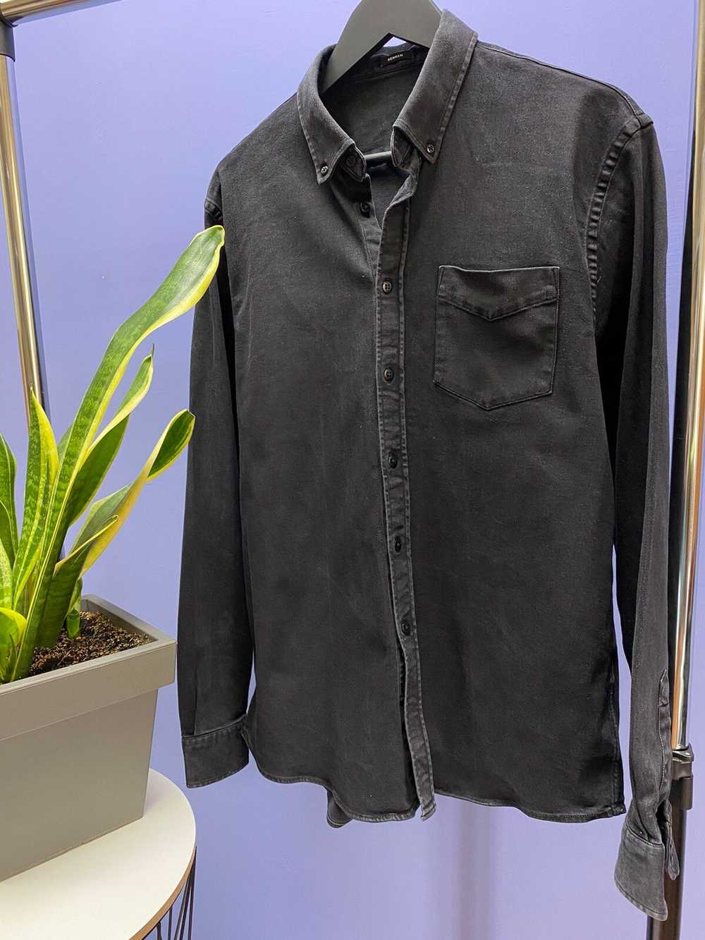 Denham × Streetwear Denham Black Denim Long Sleev… - image 2