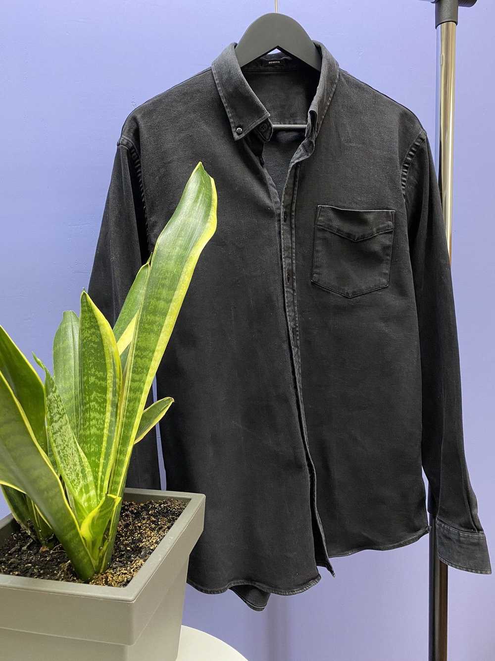Denham × Streetwear Denham Black Denim Long Sleev… - image 3
