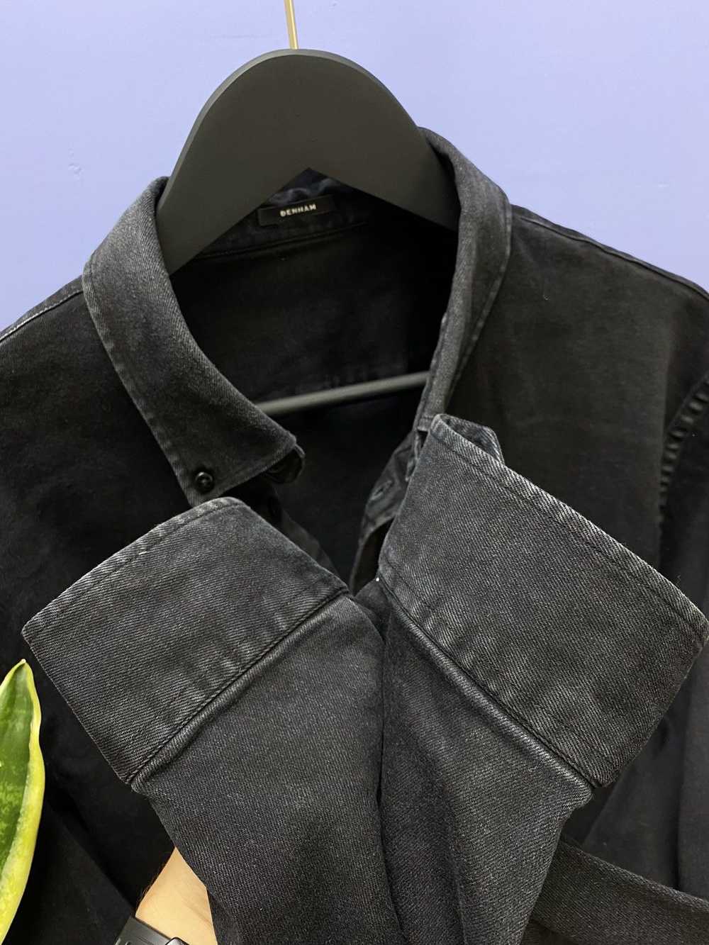 Denham × Streetwear Denham Black Denim Long Sleev… - image 9