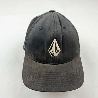 Volcom Volcom Hat Cap FlexFit Black White embroid… - image 1