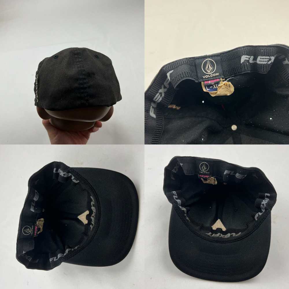 Volcom Volcom Hat Cap FlexFit Black White embroid… - image 4