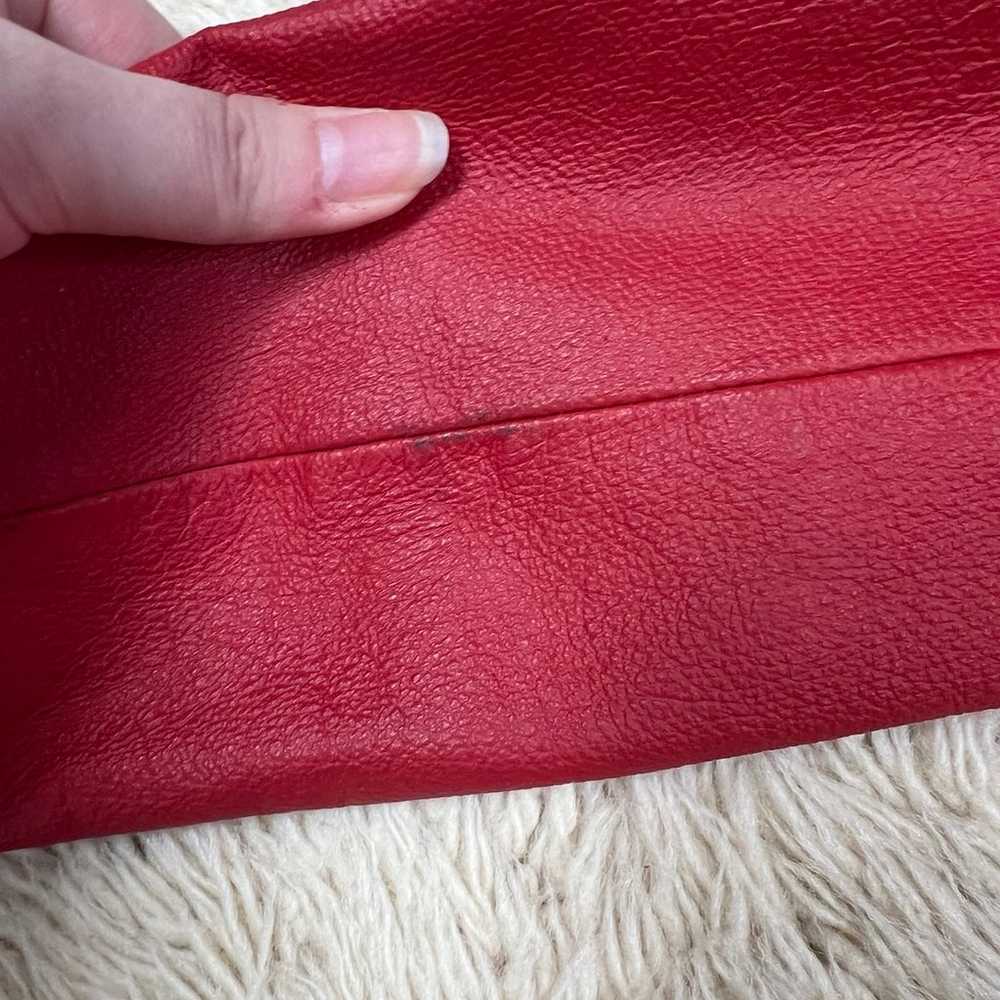 Vintage Red Wilsons Moto Leather Jacket - image 12