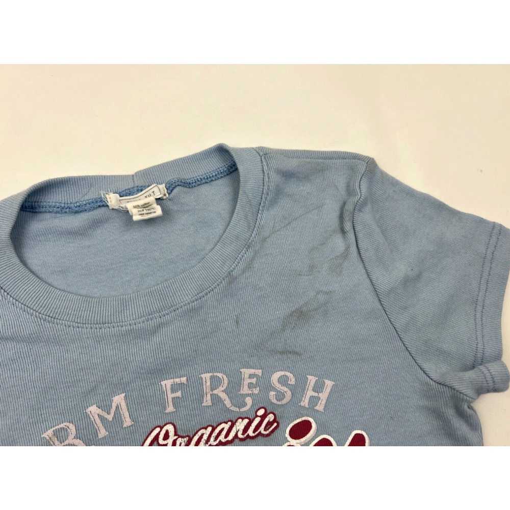 Vintage Farm Fresh Shirt Womens Size Medium M Blu… - image 3