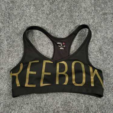 Reebok Reebok Sports Bra Womens S Small Black Pla… - image 1