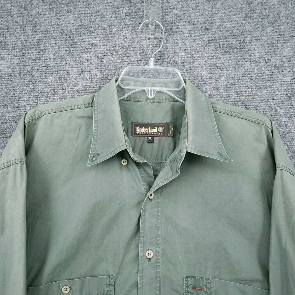 Timberland Timberland Shirt Mens XL Green Long Sl… - image 2