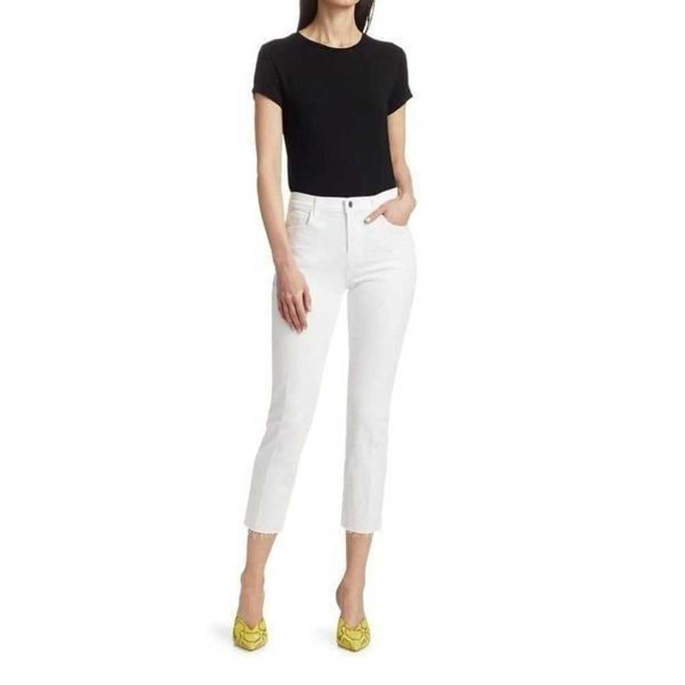 NEW L'agence  Sada High-Rise Cropped Slim Jeans i… - image 1